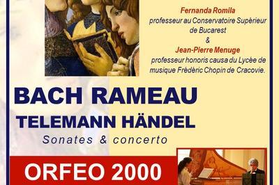 Sonates & concerto pour Clavecin et Flûte baroque à Paris 17ème