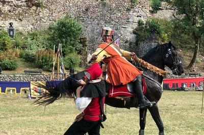 Spectacle de combat mdival  pied et  cheval  Joinville