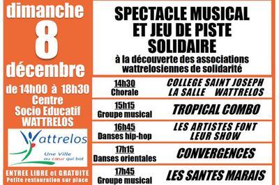 Spectacle musical et jeu de piste solidaire  Wattrelos