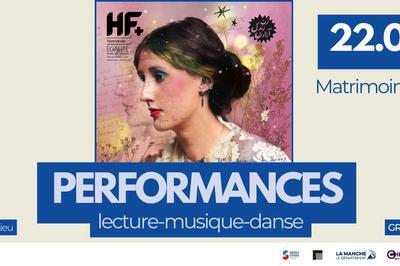 Spectacle : performance lecture-musique-danse  Cherbourg-en-Cotentin