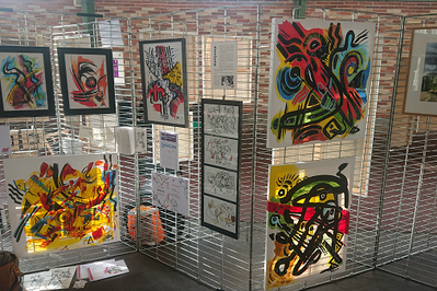 Petit march de l'art, Halle Martenot, Rennes, avec Art2Rennes