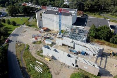 Thtre de la Fleuriaye et visite du chantier de restructuration  Carquefou