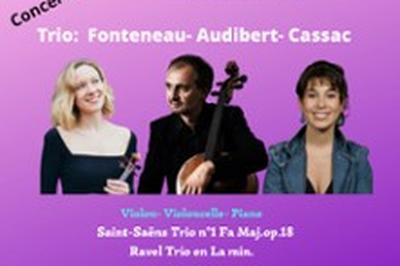 Trio Fonteneau-Audibert, Cassac Violon, Violoncelle, Piano  Cannes