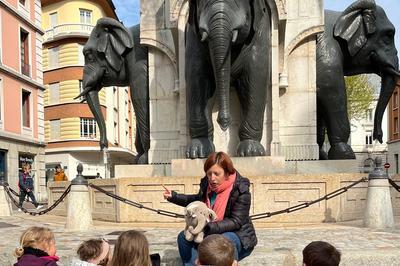 Trompette et la fontaine des lphants  Chambery