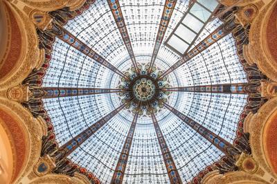 Une visite en pleine nuit aux Galeries Lafayette  Paris 9me