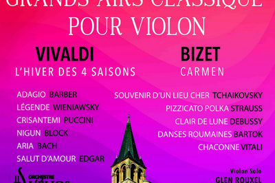 Les Grands Airs Classique pour Violon  Paris 6me