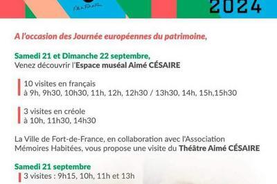 Venez visiter l'Espace Musal Aim Csaire  Fort De France