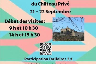 Visite commente du Chteau d'Entrechaux