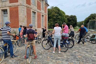 Visite commente du jardin  vlo  Chamarande