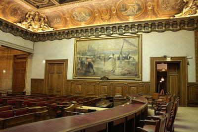 Visite Commente Du Tribunal De Commerce De Paris Par Des Juges Confrenciers  Paris 4me