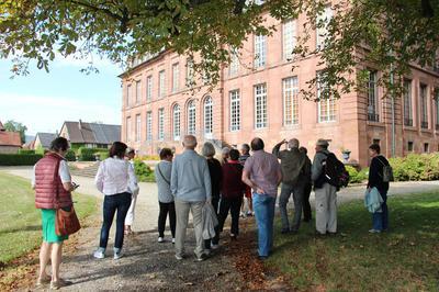 Visite d'un chteau entour d'un immense parc  Reichshoffen