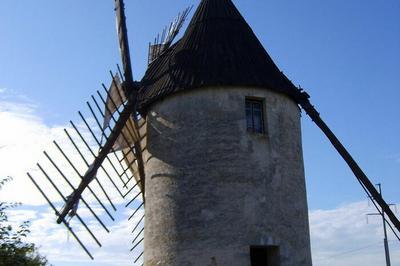 Visite d'un moulin  vent du XIXe sicle  Vensac
