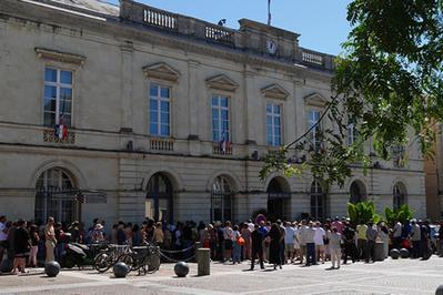 Visite de l'htel de ville de Sabl  Sable sur Sarthe