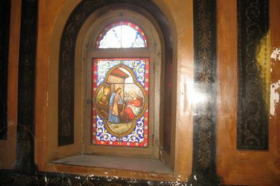 Visite de la chapelle domestique du chteau de montbressieux.  Saint Joseph
