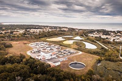 Visite de la station d'puration  boues actives de La Cotinire  Saint Pierre d'Oleron