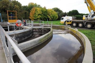 Visite de la station d'puration  boues actives de Marennes  Marennes-Hiers-Brouage