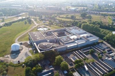 Visite de la station de dpollution des eaux uses de la Baumette  Angers