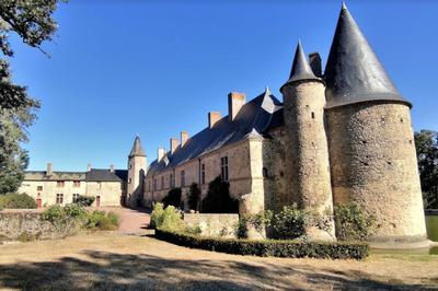 Visite des extrieurs du chteau de Maisontiers