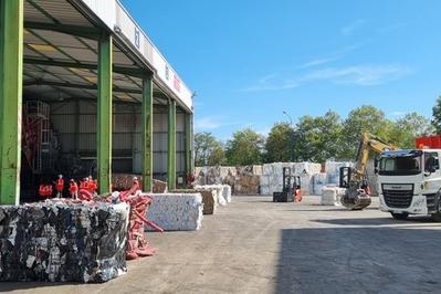 Visite du centre de tri et recyclage des dchets industriels de Toulouse