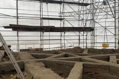 Visite du chantier de restauration d'un donjon  Sedan