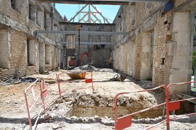 Visite du chantier Michelet et de l'ancien thtre  Chaumont