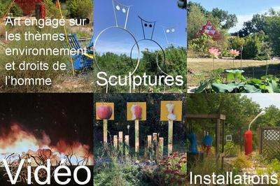 Visite du Jardin d'Art Bidon  Cordes sur Ciel