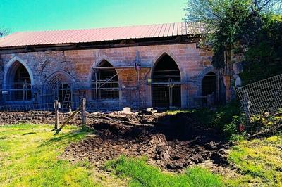 Visite et animation du chantier de restauration d'une salle capitulaire du XIIIe sicle  Issendolus