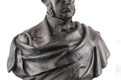 Visite Flash Franois Alexandre Devaux, Le buste de Charles Hue  Fecamp