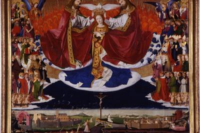 Visite flash: le couronnement de la vierge, d'enguerrand quarton  Villeneuve les Avignon