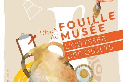 Visite guide  deux voix de l'exposition de la fouille au muse, l'odysse des objets  Pierre de Bresse