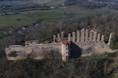 Visite guide chateau de lourdon  Lournand