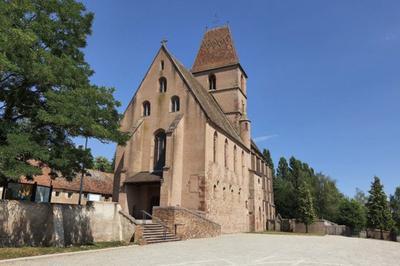 Visite guide d'une glise romano-gothique du XIIe  Walbourg