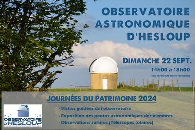 Visite guide de l'observatoire  Heloup