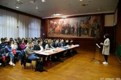 Visite guide de la salle du Conseil  Montpellier