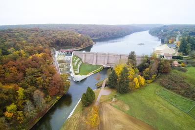 Visite guide du barrage-rservoir de Pont-et-Massne  Pont et Massene