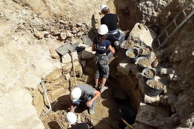 Visite guide du chantier de fouille du temple  Le Vieil Evreux