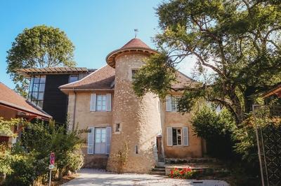 Visite guide du Manoir des livres par l'architecte Guy Desgrandchamps  Lucinges