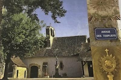 Visite guide gratuite de l'glise templire de Temple Laguyon