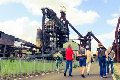 Visite guide hors circuit d'un haut-fourneau  Uckange