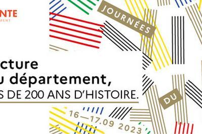 Visite Guide :  De La Prfecture  L'htel Du Dpartement, Retracez Plus De 200 Ans D'histoire   Angouleme