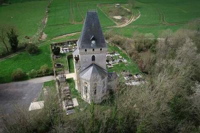 Visite virtuelle d'une glise, vritable forteresse  Ribeaucourt