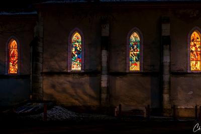 Visites commentes de l'glise de St Christophe sur Guiers et de ses vitraux Arcabas  Saint Christophe sur Guiers