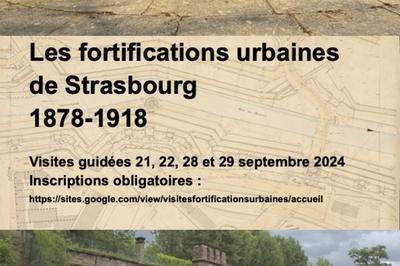 Visites commentes des fortifications urbaines de Strasbourg