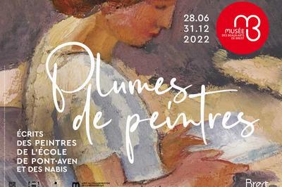 Visites-express de l'exposition plumes de peintres à Brest