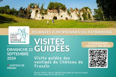 Visites guides des vestiges du Chteau de Fressin