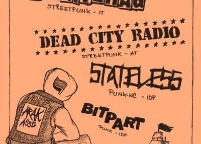 Abrasive Punk Night #6 : Nowhiterag, Dead City Radio, Stateless, Bitpart À Paris à Paris 11ème