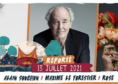 Alain Souchon / Maxime Le Forestier / Rose à Saint Malo du Bois