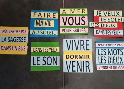 Atelier en famille | micro poème à Rennes