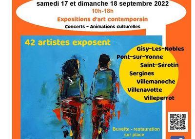 Au fil du patrimoine- exposition d'art contemporain dans 7 villages du nord de l'yonne à Villeperrot