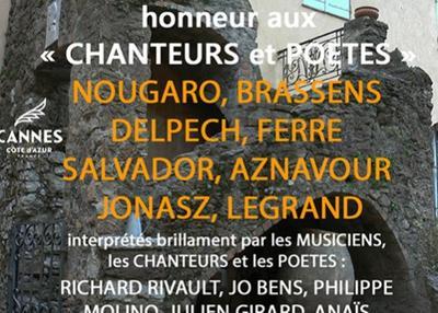 Honneur aux chanteurs et poètes à Cannes